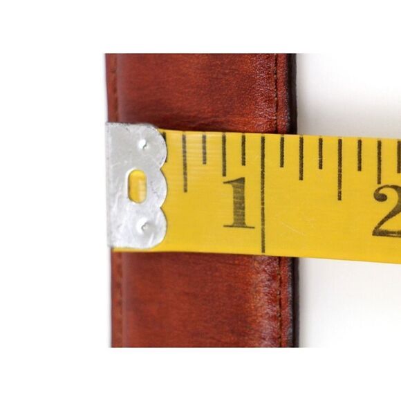 Tony Lama TAN BROWN GENUINE LEATHER 1.25"Wd CASUAL DRESS MEN'S BELT Sz 38 (G92 - Picture 9 of 13